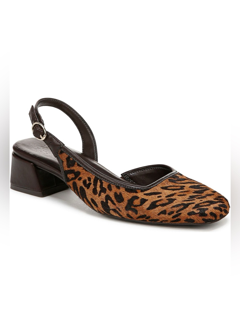 Naturalizer Jayla 2 Genuine Calf Hair Slingback Pump Size 7